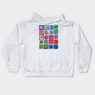 Square Doodles Kids Hoodie